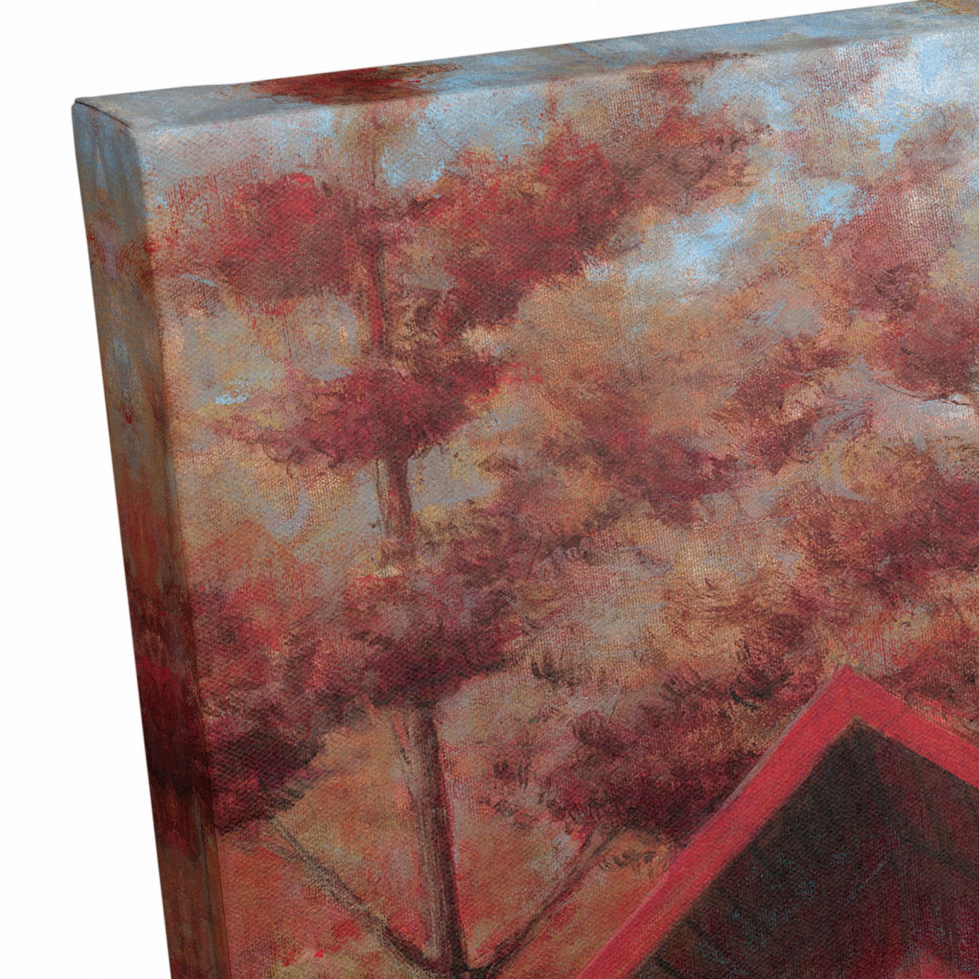 Covered Bridge Canvas Wall Art